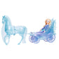 Mattel Disney Frozen Elsa Fashion Doll with Removeable Dress & Shoes, Mythical Horse-Like Nokk & Adventure Carriage, Inspired by Frozen: Winter