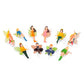 Wild Republic Fairy Figurines Tube, Fairy Toys, Ten Fairy Figures with Five Different Poses All with Different Hair and Outfit Colors , 10 Piece Set