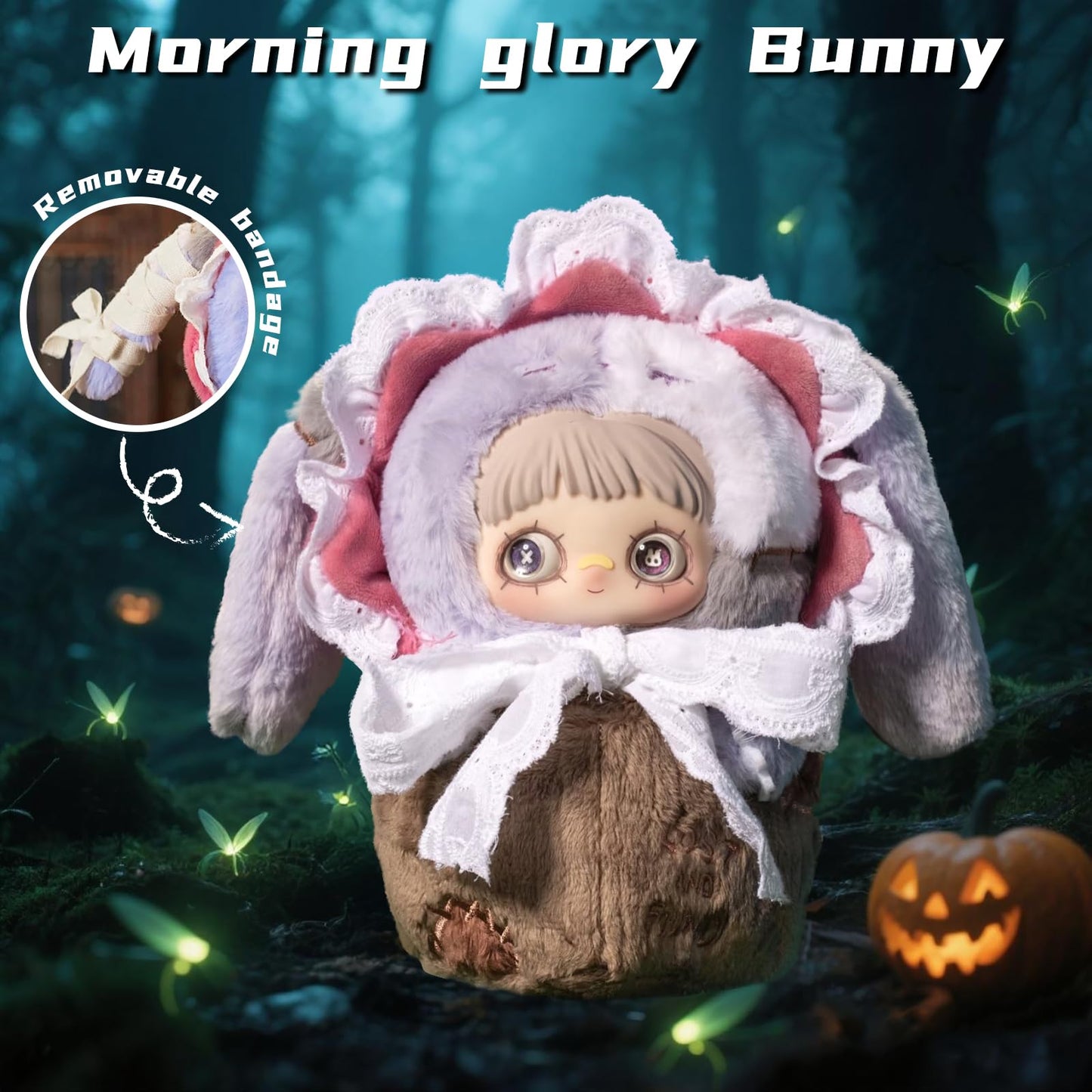 Mckkymi Plush Blind Box,Maymei Twin Secret Realm Series Stuffed Blind Box Doll 1PC,Kawaii Mystery Plush Toys Collectible for Birthday Gift,Halloween