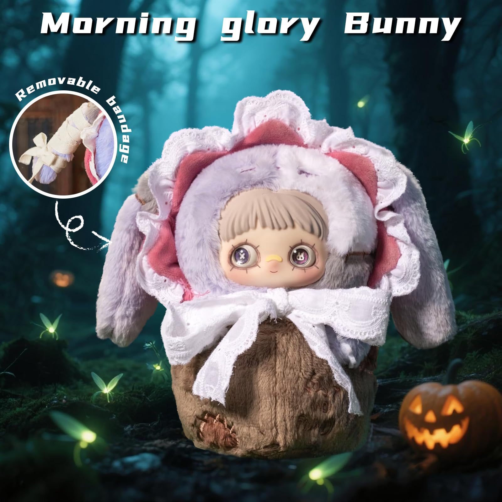 Mckkymi Plush Blind Box,Maymei Twin Secret Realm Series Stuffed Blind Box Doll 1PC,Kawaii Mystery Plush Toys Collectible for Birthday Gift,Halloween