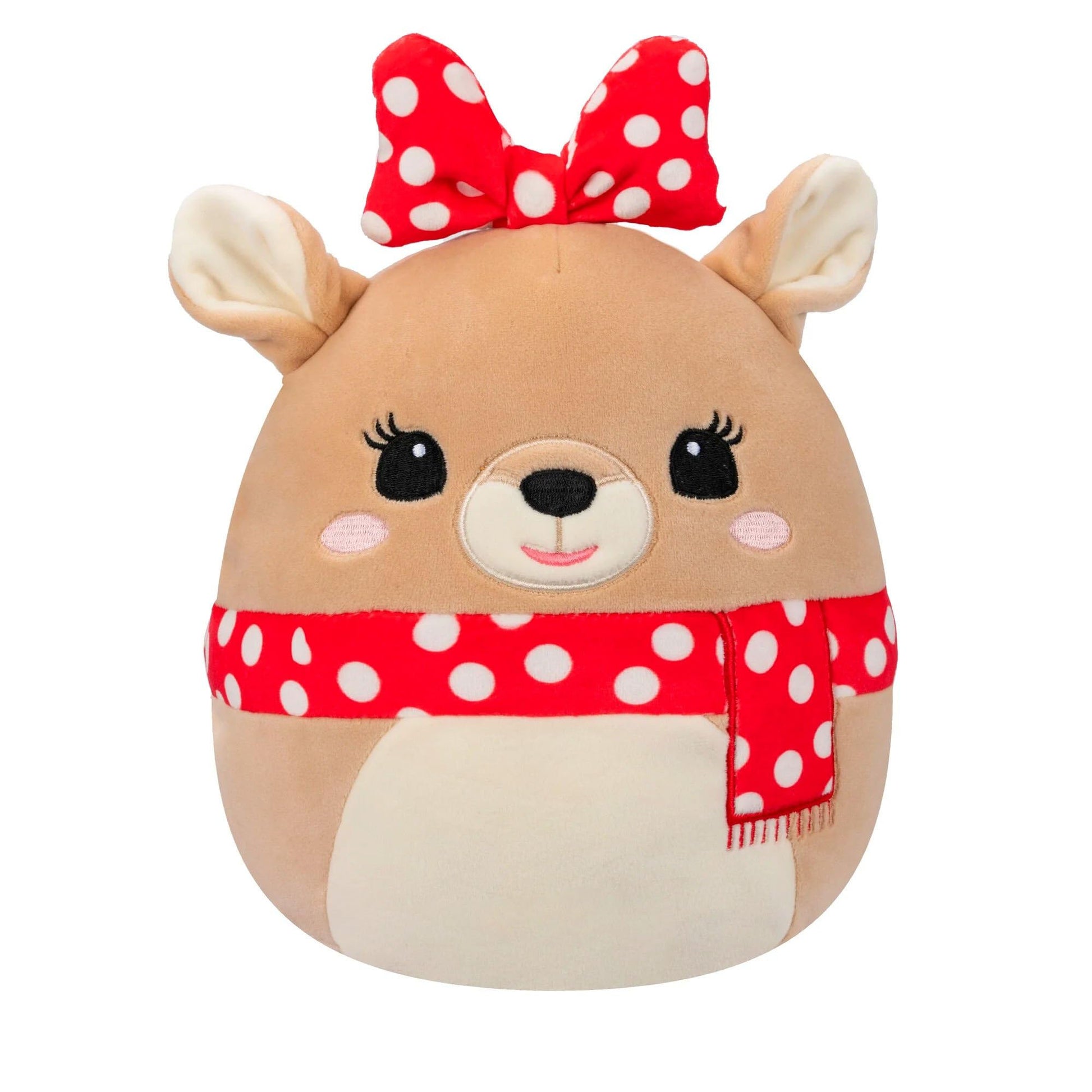 Squishmallows Clarice from Rudolph The Red Nosed Reindeer, 6.5 Inch Plush