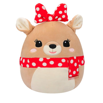 Squishmallows Clarice from Rudolph The Red Nosed Reindeer, 6.5 Inch Plush