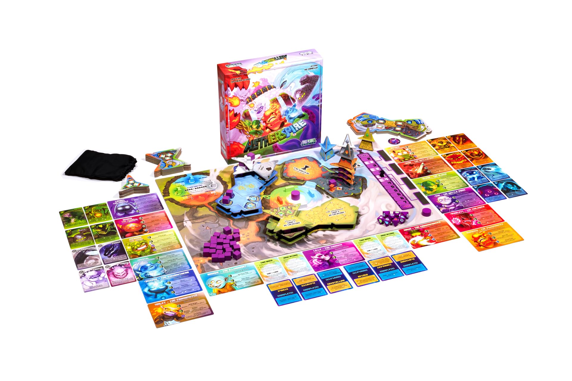 Aetherspire by Phase Shift Games, Cooperative 3D Tower Defense Board Game