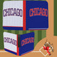 Baseball Card Binder With Sleeves 900 Pocket, Chicago Card Holder for Trading Cards, Collector Album, Sports Card 3 Ring Storage Book Folder Organizer
