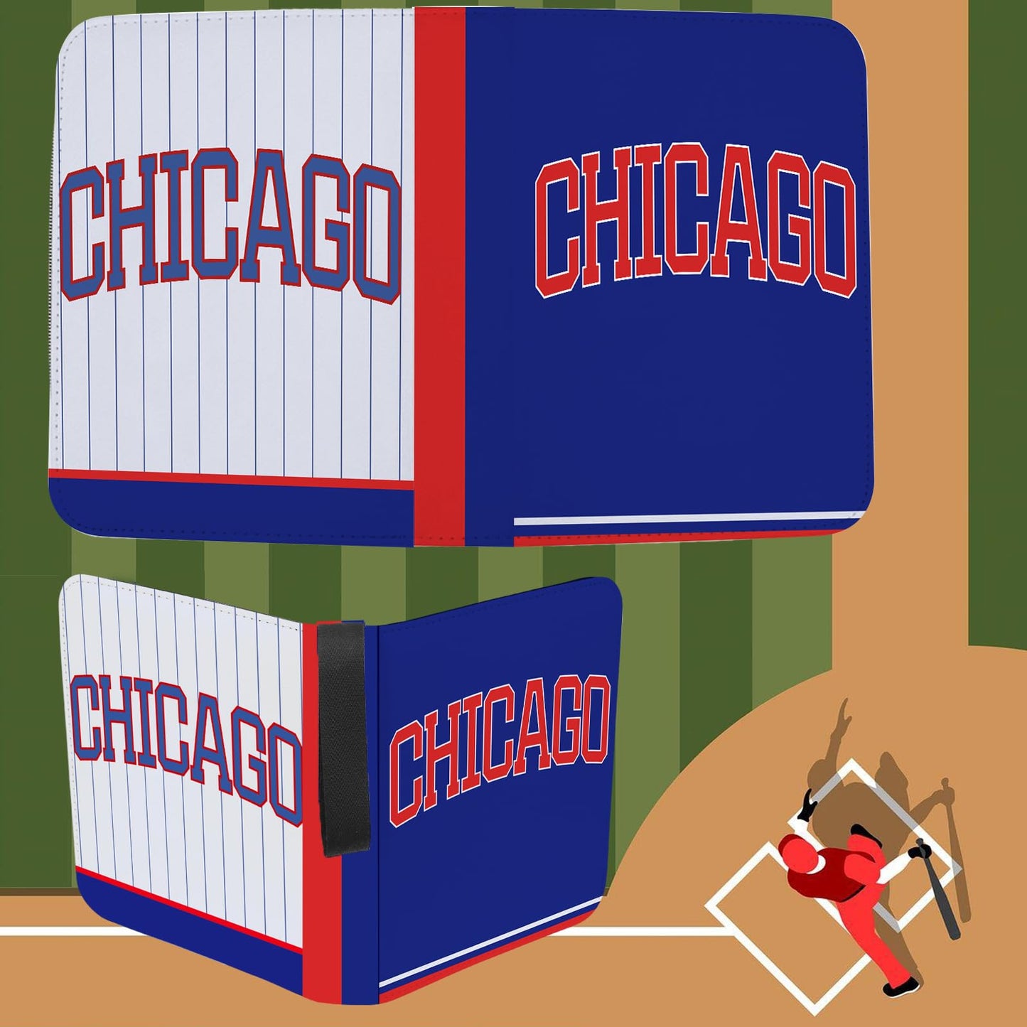 Baseball Card Binder With Sleeves 900 Pocket, Chicago Card Holder for Trading Cards, Collector Album, Sports Card 3 Ring Storage Book Folder Organizer