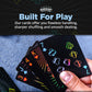 PREMIUM PLAYING CARDS, High Quality Deck of Cards, Cool Prism Gloss Ink, Best Poker Cards, Unique Bright Rainbow & Red Colors for Kids & Adults, Black