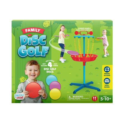Chuckle & Roar - Family Disc Golf - Indoor or Outdoor - Fun and Family Friendly Introduction to Disc Golf - Safe and Durable - Ages 3 and Up