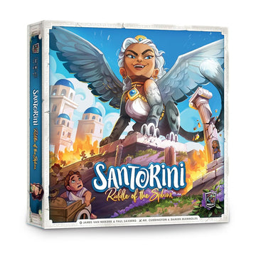 Santorini: Riddle of The Sphinx - A Cooperative, Book-Based Expansion to The Abstract Masterpiece Santorini | Ages 8+ | Plays in 20 Minutes