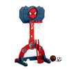 Delta Children Marvel Spider Man 4-in-1 Sports Center - Adjustable Easy Score Basketball Hoop, Soccer/Hockey Net and Golf Game, Red/Blue
