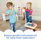 Melissa & Doug Band-in-a-Box Clap! Clang! Tap! - 10-Piece Musical Instrument Set