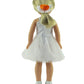 American Fashion World Happy Snowman Olaf- Inspired Dress for 14-Inch Dolls | Olaf Inspired | Premium Quality & Trendy Design