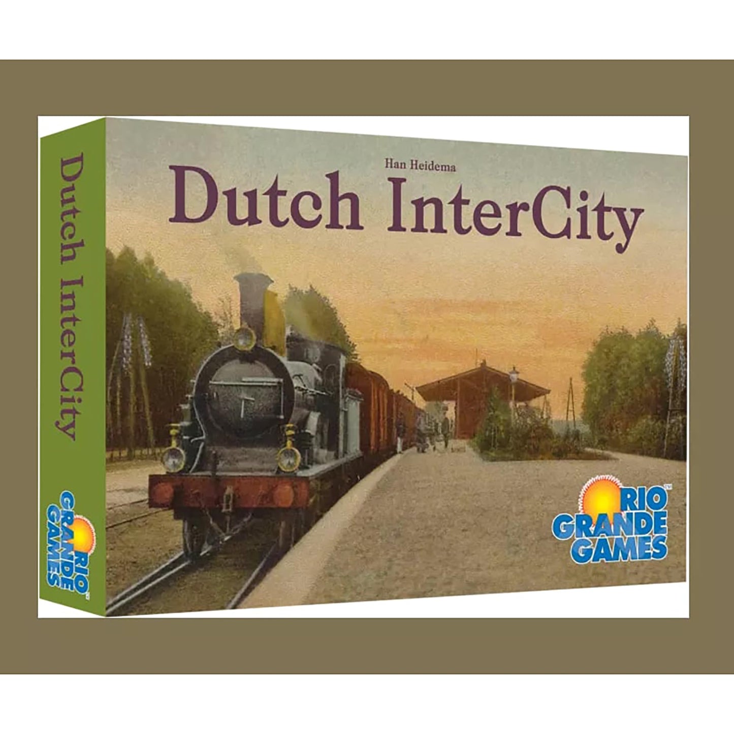 Rio Grande Games Dutch Intercity Strategy Board Game, 3-6 Players, Train Railroad Investment & Building, Ages 12+