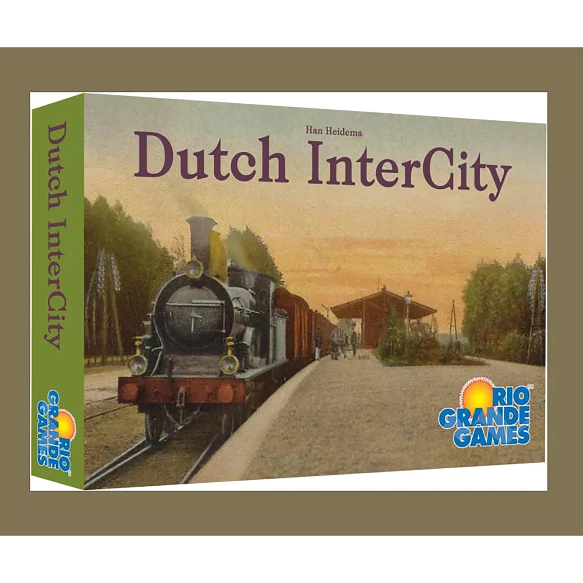 Rio Grande Games Dutch Intercity Strategy Board Game, 3-6 Players, Train Railroad Investment & Building, Ages 12+