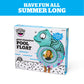BigMouth Inc. Large Chameleon Animal Pool Float, 4' Wide Inflatable Floatie Tube, Blow Up Swim Ring, Fun Outdoor Summer Pool Party Water Toy