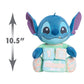 Disney Baby My First Year Stitch and Milestone Blocks, 10.5-inch Plush Toy, 4-pieces, Kids Toys for Ages 0+ by Just Play