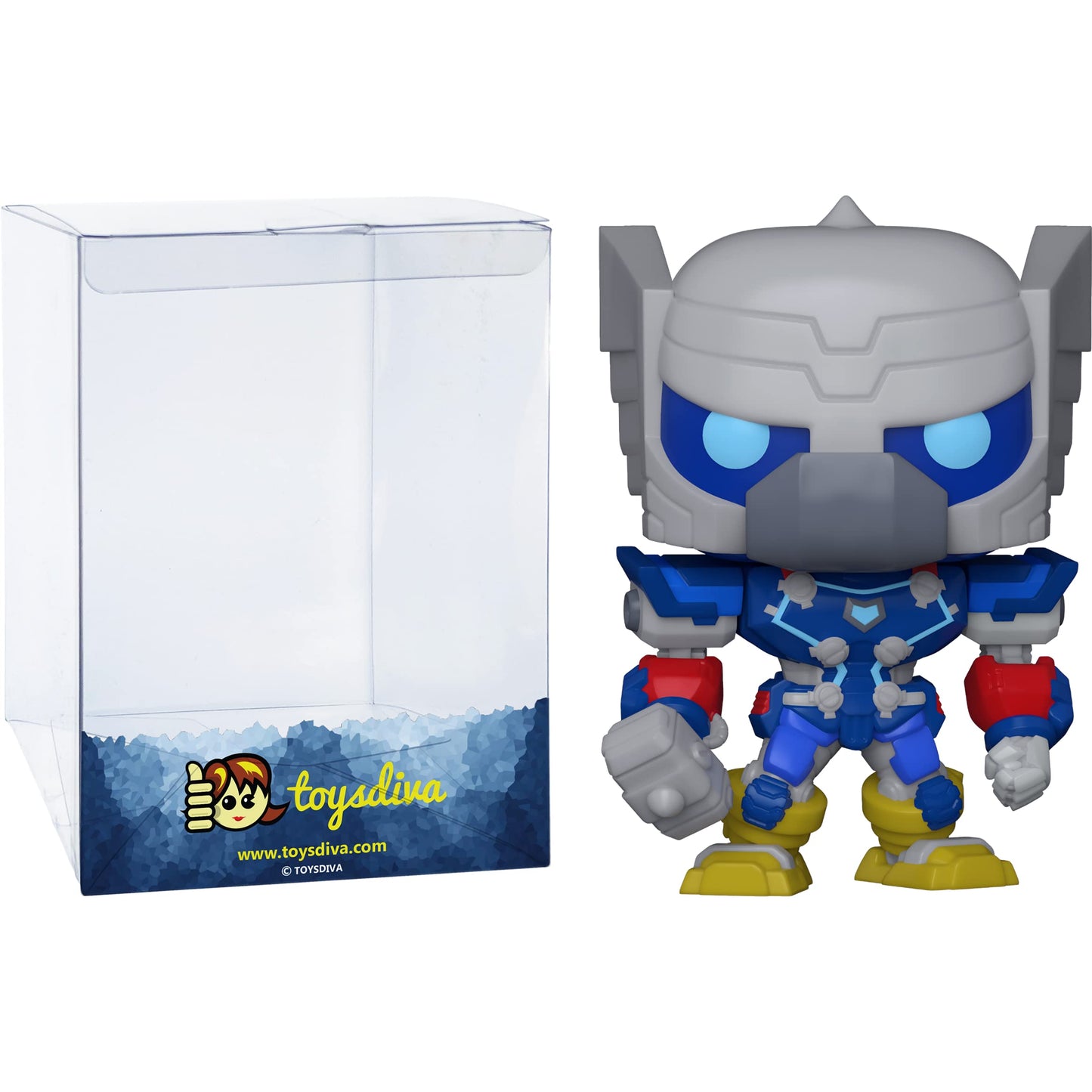 T h o r : Fun ko P o p ! Vinyl Figurine Bundle with 1 Compatible 'ToysDiva' Graphic Protector (834 - 55238 - B)