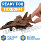4 Pack: Diecast Fighter Jets Pullback Airplane Military Plane Toys Army Air Force Party Favors Kids Playset and Durable Die-cast Metal Miniature