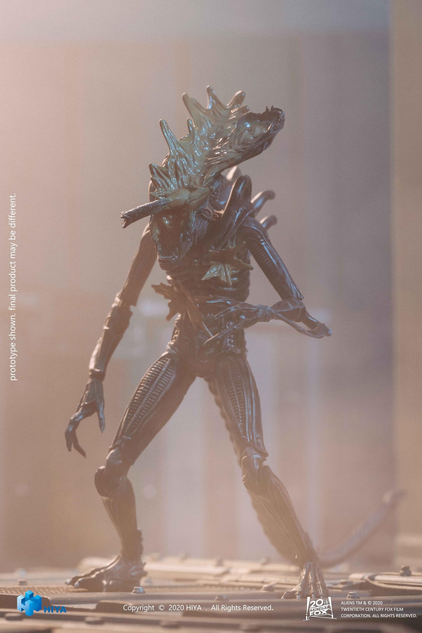 Hiya Toys Exquisite Mini Series 1/18 Scale 5 Inch Aliens Headshot Alien Warrior Action Figure