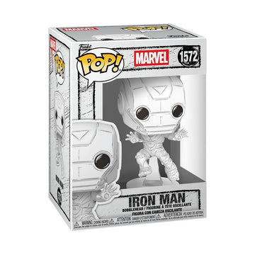 Funko Pop! Marvel: Marvel Sketched - Iron Man - Collectable Vinyl Figure - Gift Idea - Official Merchandise - Toys for Kids & Adults - Comic Fans