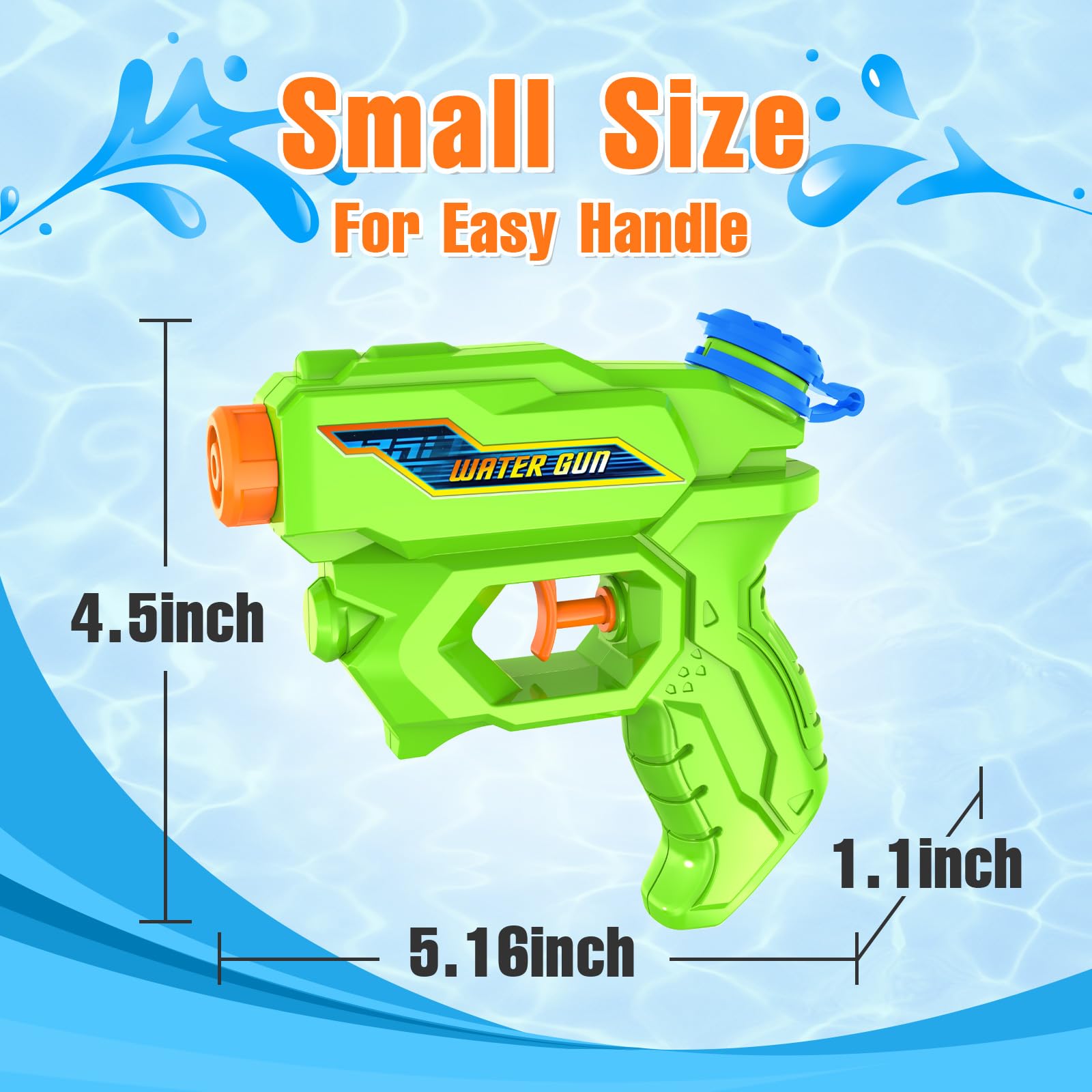 Water Guns for Kids, Squirt Guns Mini Water Pistol Small Water Blaster Toys for Boys Girls Toddlers, Summer Toys for Outdoor Swimming Pool Beach Water