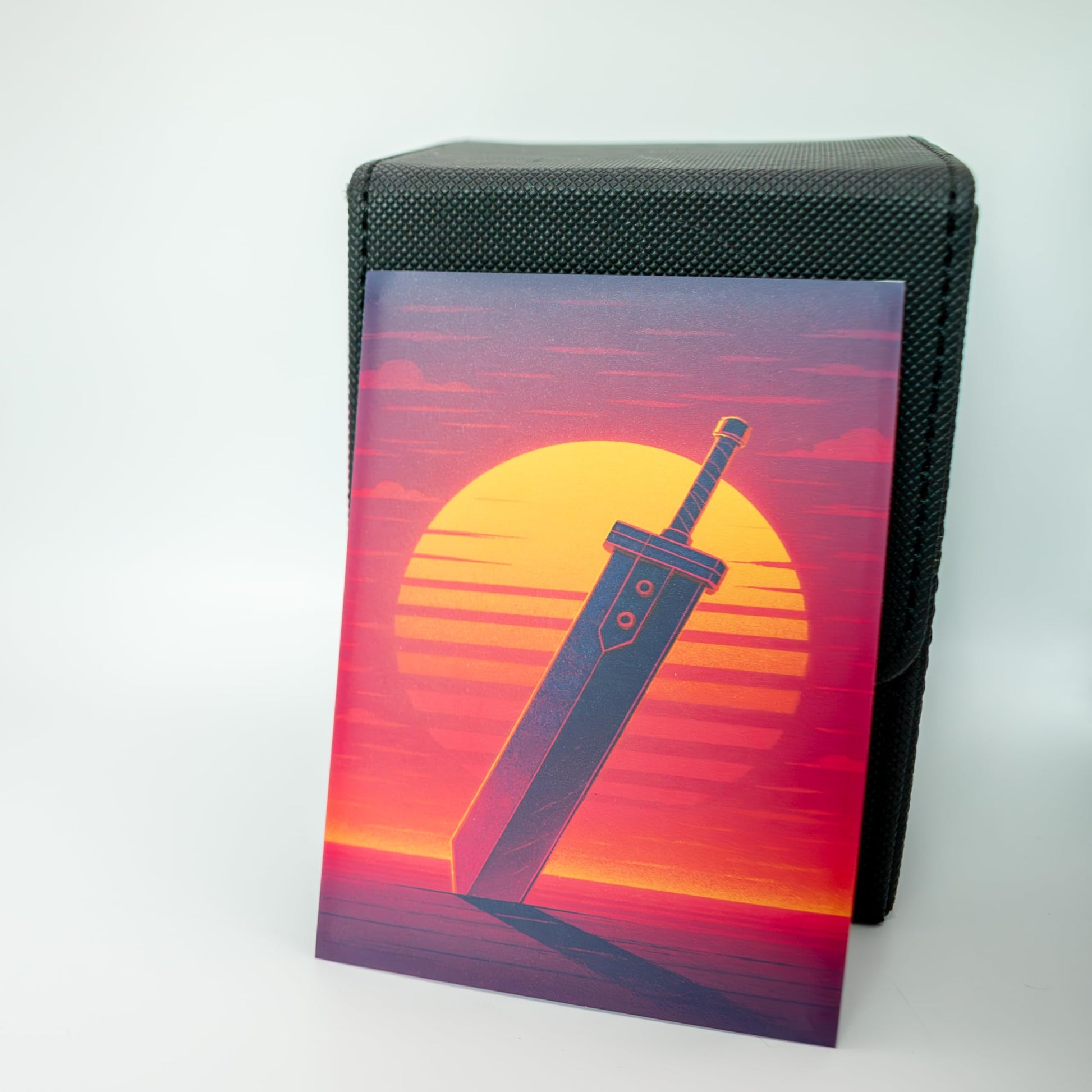 MTG Sleeves by Arcanum Industries, 103 Matte Card Sleeves for Magic The Gathering & TCG - Premium Shuffle Feel & Borderless Art with Black Interior