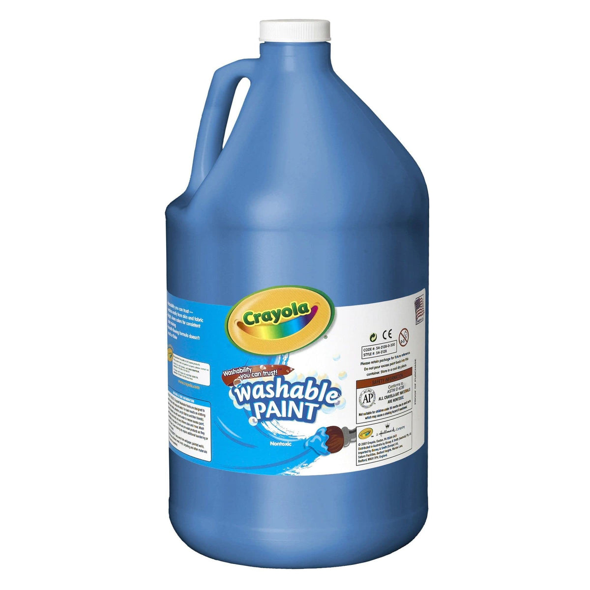 Crayola 542128042 Washable Paint, Blue, 1 gal