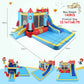 HYPOAI Bounce House,Inflatable Bounce Castle with Blower for Kids 3-12,Outdoor/Indoor Bouncy House Water Park for Backyard with 2 Splash