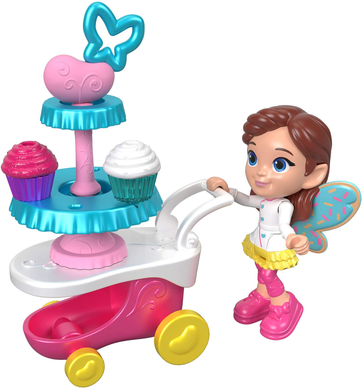 Fisher Price Nickelodeon Butterbean's Cafe Butterbean's Cupcake Cart Figure Set