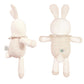 Organic Cotton Baby First Friend (Hello! Little Bunny) Attachment Doll for Baby, Pillow Buddy,Organic Toy 15.7 inches Tall