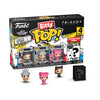 Funko Bitty POP! Friends - Monica As Catwoman, 4-Pack and A Surprise Mystery Mini Figure - 0.9 Inch (2.2 Cm) Collectable - Stackable Display Shelf