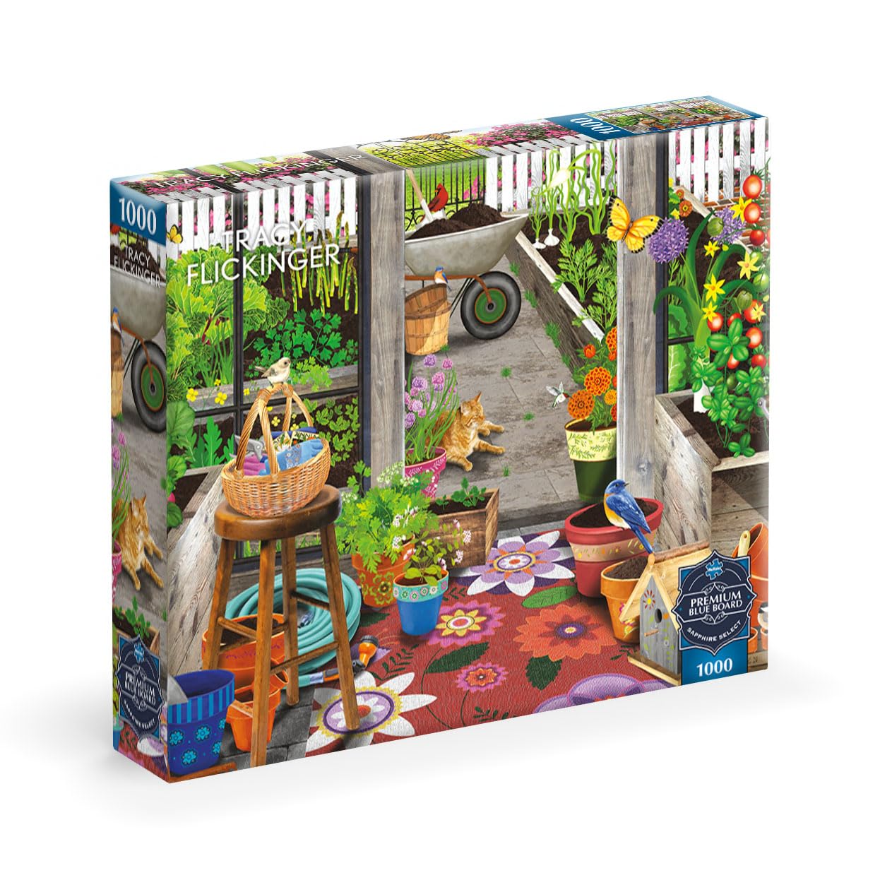 Buffalo Games - Garden Shed Greenhouse - 1000 Piece Puzzle for Adults