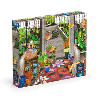 Buffalo Games - Garden Shed Greenhouse - 1000 Piece Puzzle for Adults