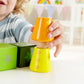Hape Twist and Turnables Wooden Building Block Learning Set