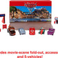 Mattel Disney and Pixar Cars Vehicle Set of 5 Collectible Character Toy Cars & Tool Cart, Inspired by World Grand Prix from Cars 2