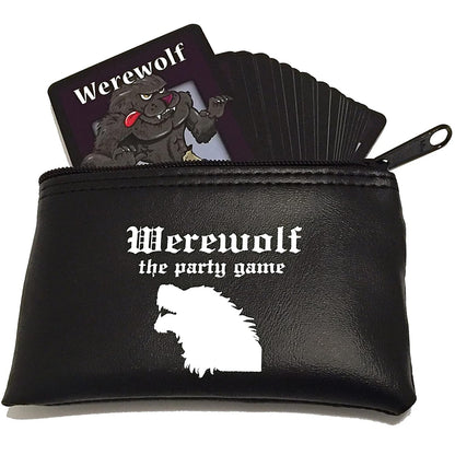 Apostrophe Games Werewolf The Party Game - 42 Role Cards, for 7 to 30 Players - Halloween Game Night, for Adults and Teens - Interactive Board Game