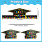 30 Pcs Preschool Paper Graduation Crown for Kids Colorful Adjustable Paper