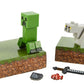 Mattel Minecraft Scaredy Creeper Story Pack with Figures, Weapons, Accessories & Papercraft Environment Blocks, Complete Battle & Action Play in