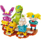 Brickcraft Nickelodeon 90s Brick Building Set 833-Piece Kit to Build Reptar, Arnold, Catdog, Ickis, Rocko Posable Figures for Display & Play Retro