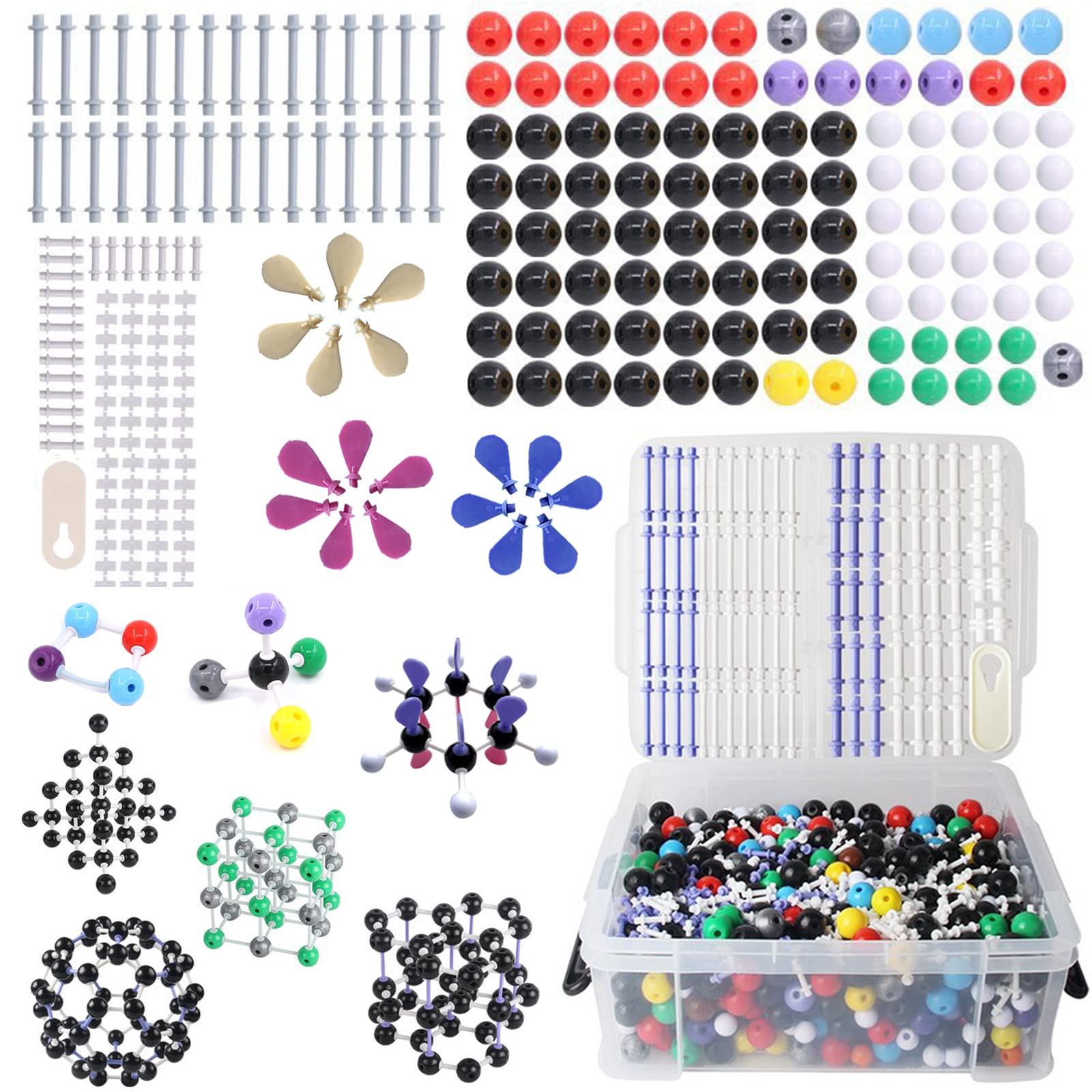 Molecular Structure Model Kit, 974 PCS Molecular Ball Model