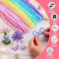 300 Pieces of Colored Chenille Pipe Cleaners, Creative DIY, Handicraft