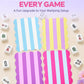Mavronley 4 PCs Mahjong Shufflers, Mahjong Shuffle Cards for Easy Tile Mixing, Mahjong Accessories, Mah Jong Gifts for Women (Stripe)