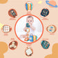 YINGZHIXING Busy Board for 1 2 3 Year Old - Montessori Travel Toy with Fine Motor Activities, Busy Cube Sensory Learning for Toddlers 1-3 - Perfect