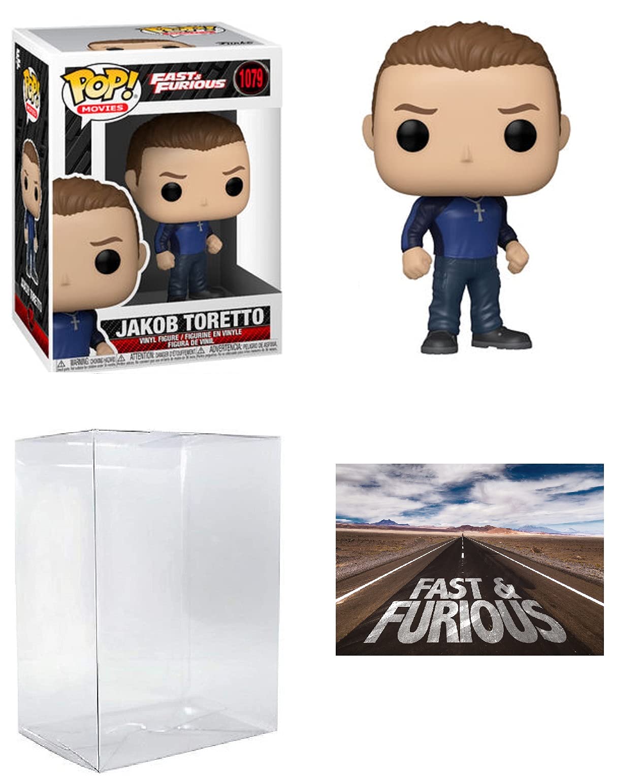 Jakob Toretto Pop # 1079 Fast and Furious Vinyl Figure (Bundled with Compatible EcoTek Protector)