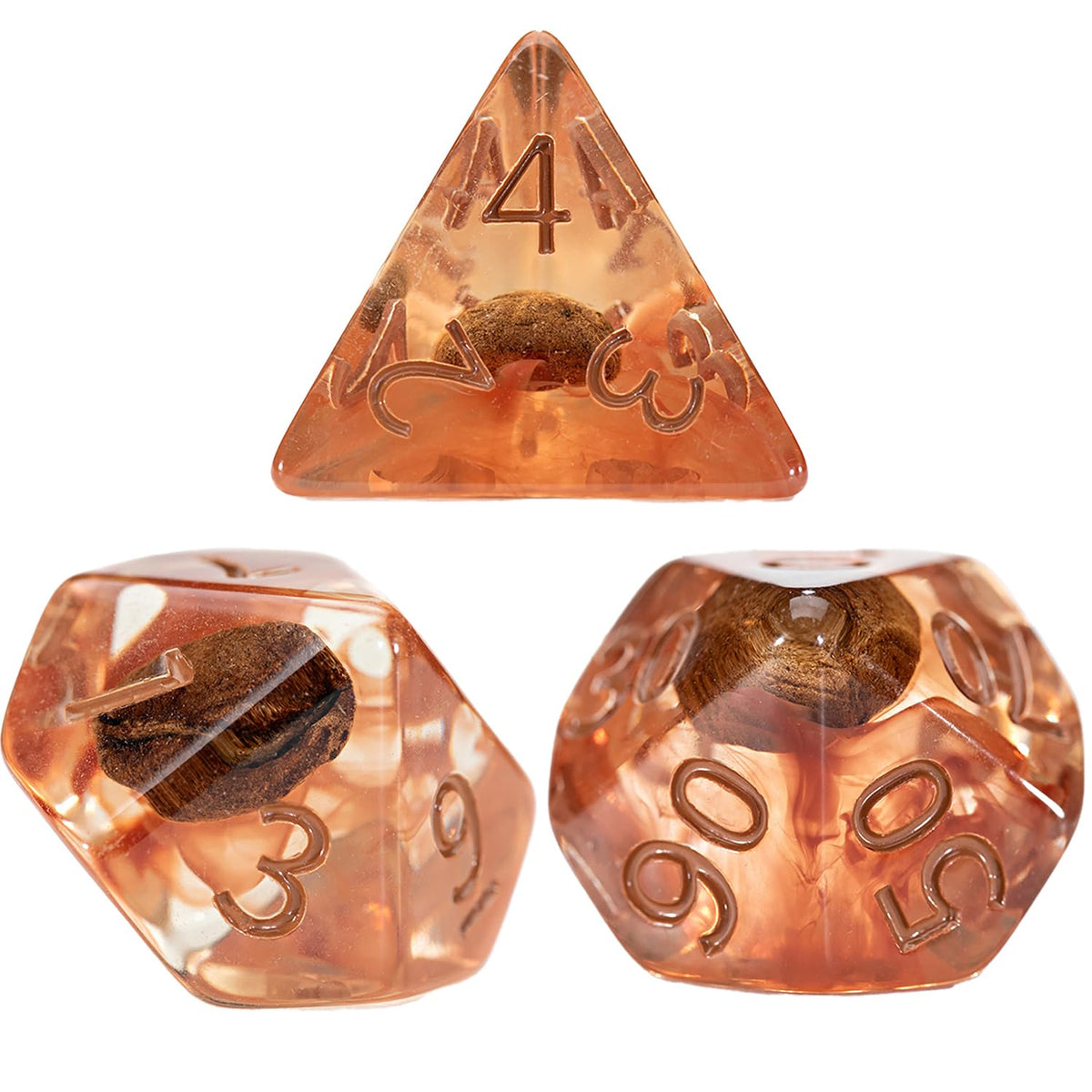 Poly Set - Coffee Dice (7)