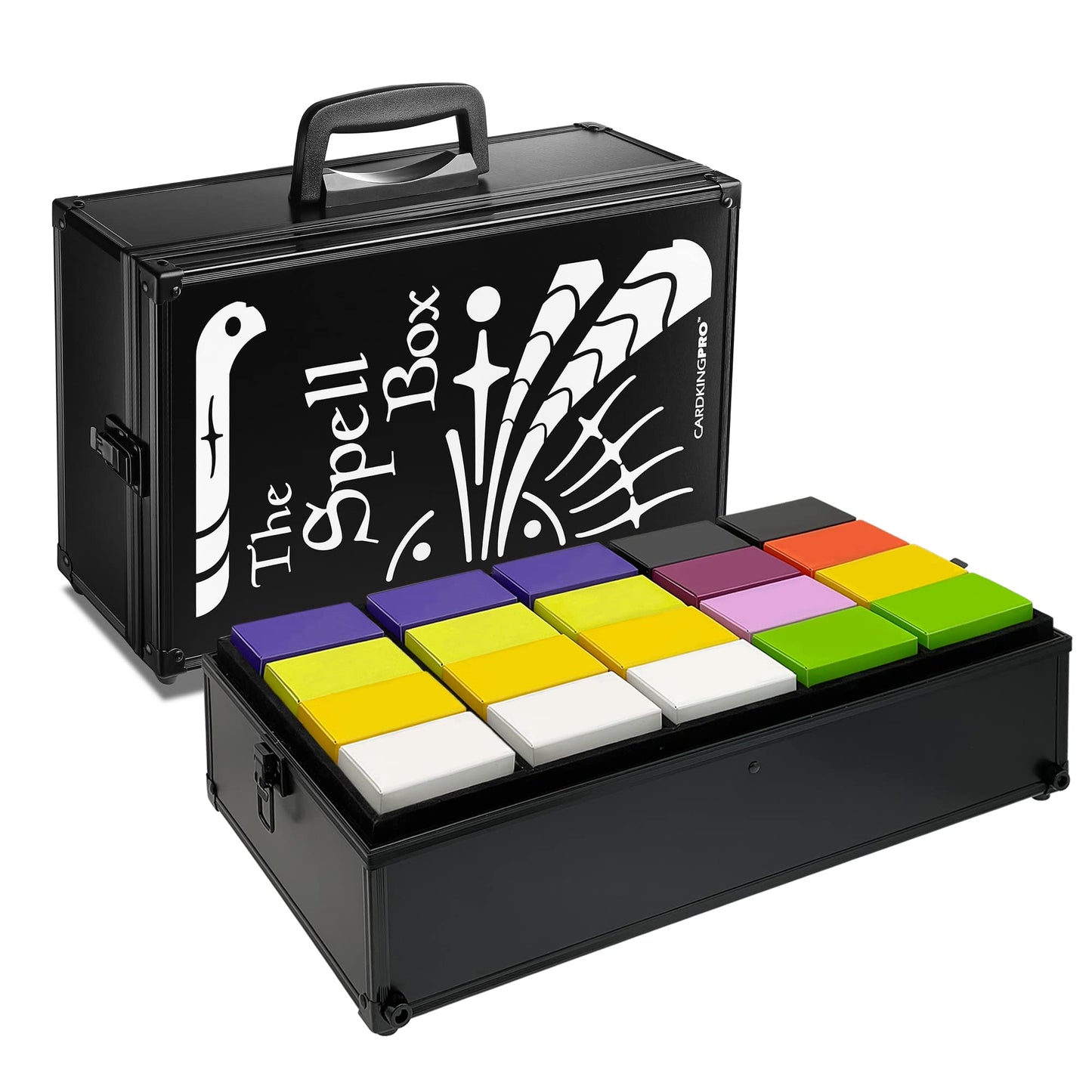 CardKingPro Game Card Storage Case (BBB/MTG Edition) | Suitable for Magic The Gathering, Yugioh, and Other TCG Etc (Game Not Included) | Includes 8