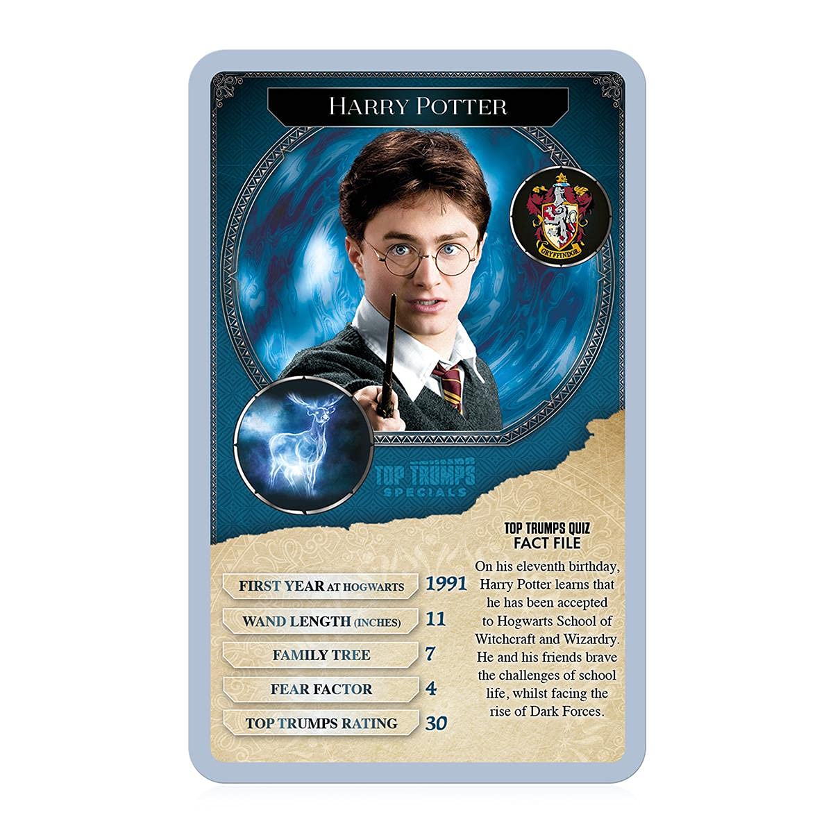 Top Trumps Harry Potter 30 Witches and Wizards Specials Card Game, Play with Ron, Hermione, Dumbledore, Snape, Hagrid, Educational Gifts for Boys