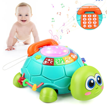 BQU Bilingual Musical Turtle Baby Toys