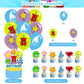 karg Battle-Dream Island Birthday Party Decoration Princess Includes Cake Toppers, Cupcake Toppers, Balloons, Banner Party Supplies Decoration