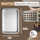 Miniature Storage Case for Collectibles Miniatures, Wooden Miniature Display Cases with 5 Trays, Transparent Front and Back for Better Display