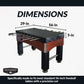 Hathaway Foosball 56" Table Cover , Black